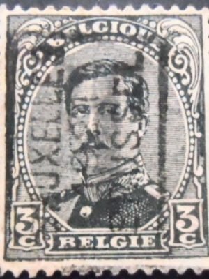 Selo postal da Bélgica de 1920 King Albert I Type I 3 U