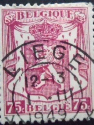 Selo postal da Bélgica de 1946 Small Coat of Arms 75 U
