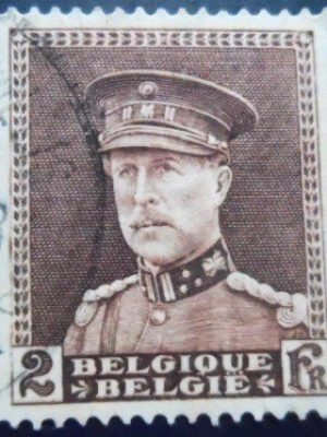 Selo postal da Bélgica de 1931 King Albert I 2 U