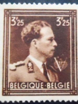Selo postal da Bélgica de 1944 King Leopold III with V and crown 3.25 N