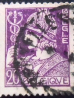 Selo postal da Bélgica de 1932 Mercurius 20 U