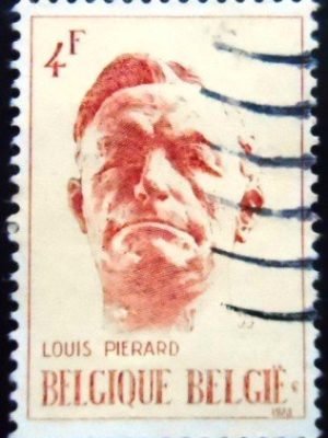 Selo postal da Bélgica de 1973 Louis Piérard by Idel Ianchelevici U