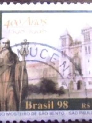 Selo postal do Congo Belga de 1952 Costus spectabilis U