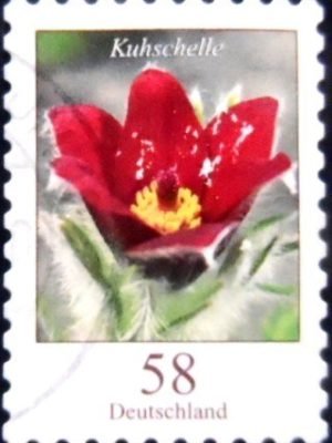 Selo postal da Alemanha de 2012 Pasque Flower U