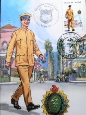 Máximo postal do Brasil de 1981 nº 64 Mensageiro 36849 DF