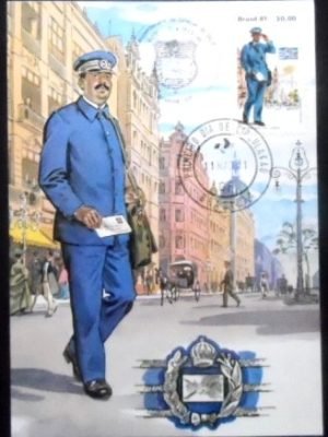 Máximo postal do Brasil de 1981 nº 62 Carteiro do Império 48615 DF