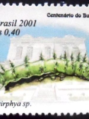 Selo postal do Brasil de 2001 Moth N