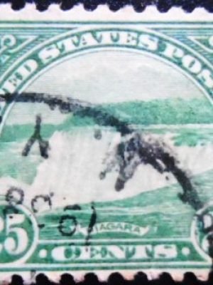 Selo postal dos Estados Unidos de 192 Niagara Falls 25 U sev