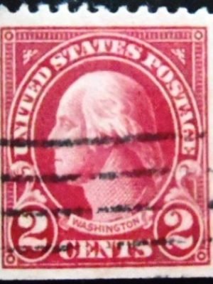 Selo postal dos Estados Unidos de 1923 George Washington 2 U W2FIEur