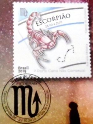 Edital postal Oficial nº 26 de 2019 Escorpião