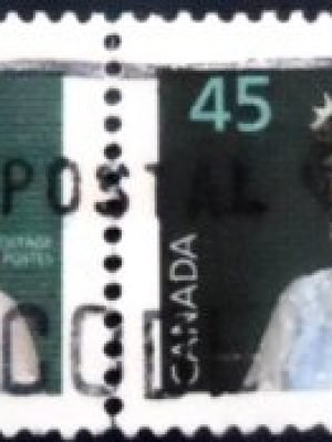 Par de selos postais do Canadá de 1995 Queen Elizabeth II U PR