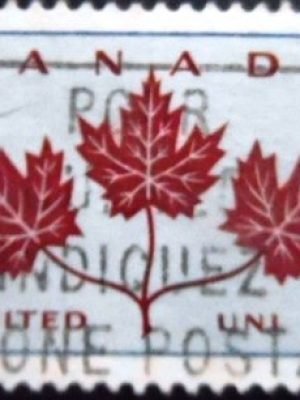 Selo postal do Canadá de 1964 National Unity U
