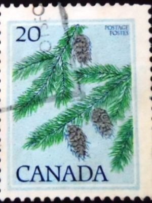 Selo postal do Canadá de 1977 Douglas 20 U sev