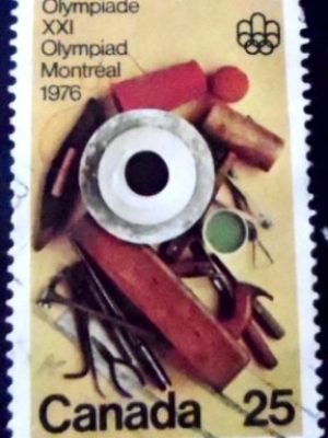 Selo postal do Canadá de 1976 Handicrafts 25 U
