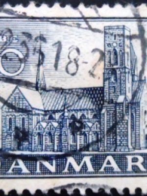 Selo postal da Dinamarca de 1936 Reformation 30 U