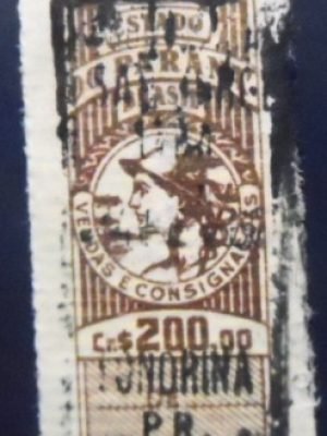 Selo fiscal do Paraná Vendas e Consignação 200