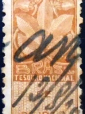 Selo fiscal do Brasil de 1938 Tesouro Nacional 1000 U