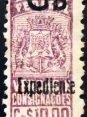 Selo fiscal do Brasil Taxa de Expediente GB cr$ 10.00 N