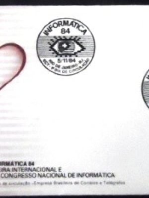 FDC Oficial do Brasil de 1984 nº 342 Informática 84 27751