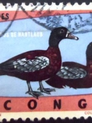 Selo postal da Rep Dem Congo de 1963 Hartlaub's Duck 5 U