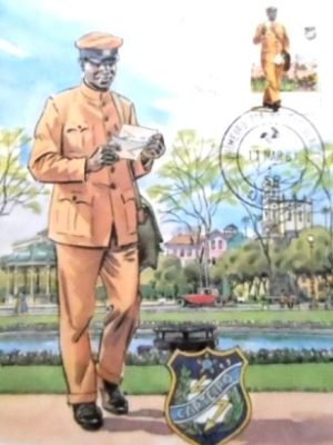 Máximo postal do Brasil de 1981 nº 63 Carteiro 35 SP 1414