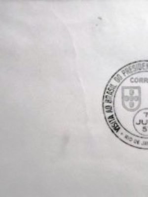 Envelope Comemorativo de 1957 Dia de Portugal EC