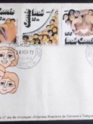 FDC Oficial nº 9 de 1972 Desenvolvimento Nacional