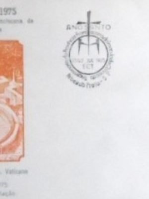 FDC Oficial do Brasil de 1975 Ano Santo e Província RP
