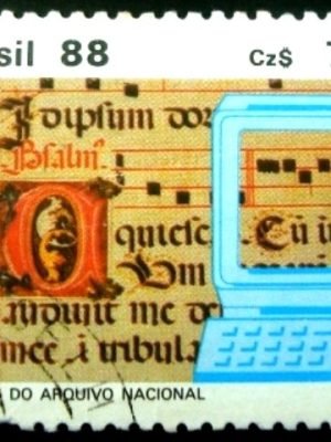 Selo postal COMEMORATIVO do Brasil de 1988 - C 1576 U