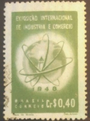 Selo postal do Brasil de 1948 Exposição de Quitandinha - C 237 U