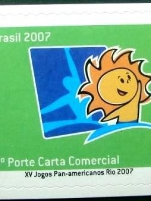 Selo postal do Brasil de 2007 Nado Sincronizado