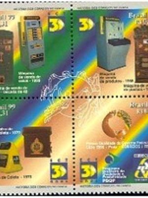 Se-tenant do Brasil de 1999 História dos Correios