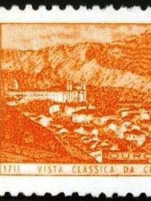 Selo postal do Brasil de 1961 Ouro Preto - C 462 U
