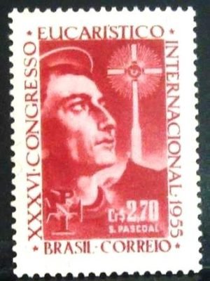 Selo postal Comemorativo do Brasil de 1955 - C 366 N