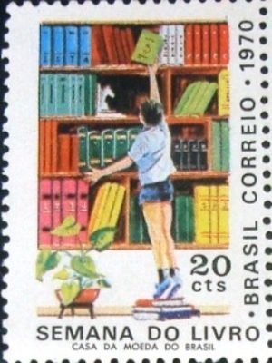 Selo postal Comemorativo do Brasil de 1970 - C 686 M