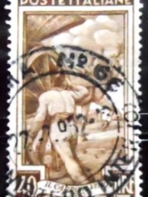 Selo postal da Itália de 1950 Carter