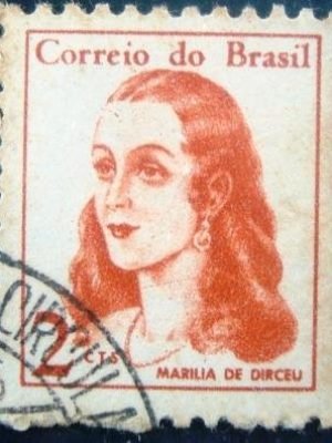 Selo postal Regular emitido no Brasil em 1967 - 0527 N1D