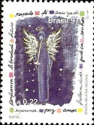 Selo postal COMEMORATIVO do Brasil de 1997 C 2050 M