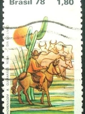 Selo postal comemorativo do Brasil de 1978 - C 1066 U