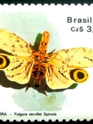 Selo postal do Brasil de 1987 Cobra Voadora