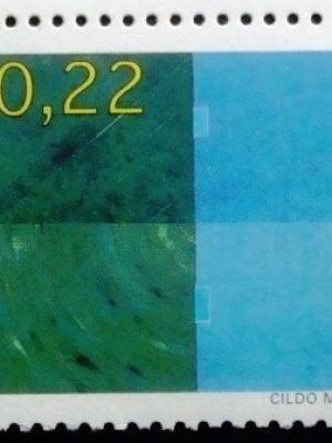 Selo postal do Brasil de 1998 Cildo Meireles