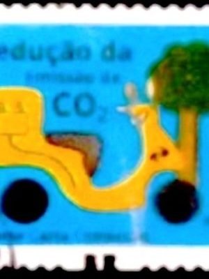 Selo postal Regular emitido no Brasil em 2015 - 864 U