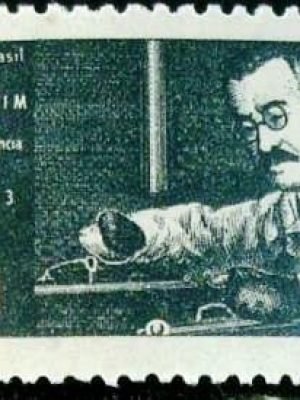 Selo postal do Brasil de 1963 Álvaro Alvim