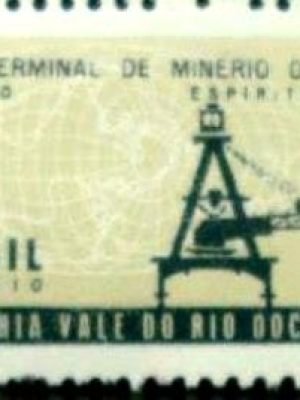 Selo postal do Brasil de 1966 Terminal de Tubarão - C 546 N