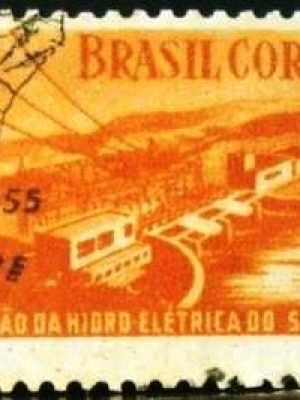 Selo postal comemorativo do Brasil de 1955 - C 356 NCC