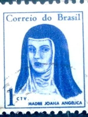 Selo postal Regular emitido no Brasil em 1967 - R 0526 U