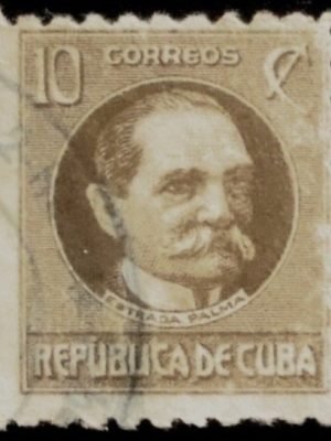 Selo postal de Cuba de 1930 Tomás Estrada Palma