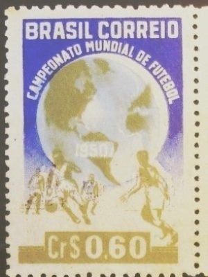 Selo postal comemorativo do Brasil de 1950 - C 253 N