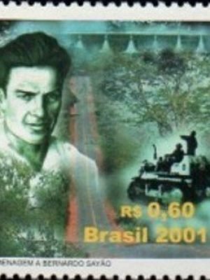 Selo postal do Brasil de 2001 Bernardo Sayão M