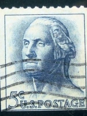 Selo postal dos Estados Unidos de 1962 George Washington